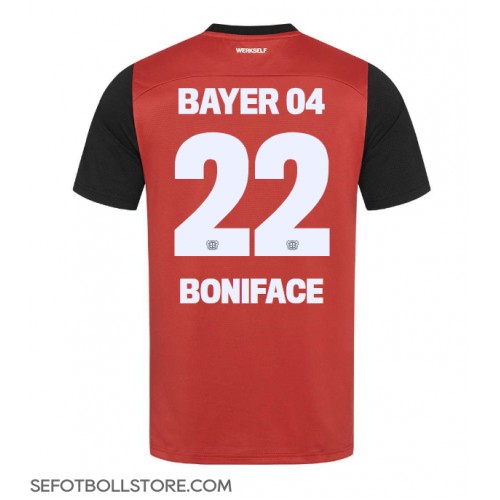 Bayer Leverkusen Victor Boniface #22 Replika Hemmatröja 2024-25 Kortärmad